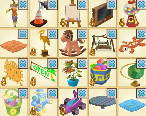 Pacchetto oggetti animal jam - pacchetto,
